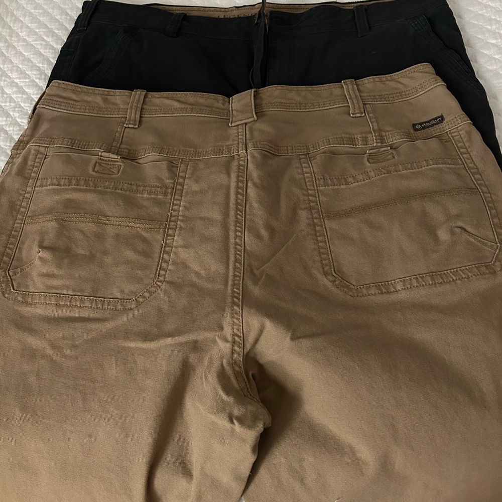 Tan and Black Pants (2 pair)